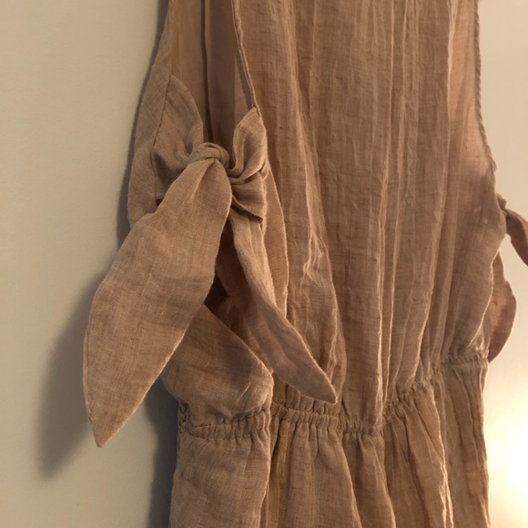 SOLD. LUSH clothing beige romper - Picture 3 of 8